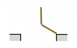 Deschiderea obloanelor - acordeon exterior stanga